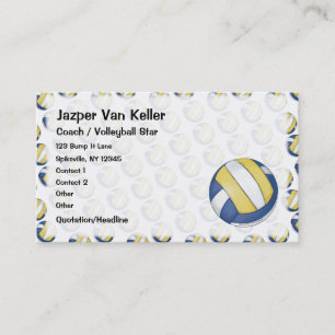 Volleybollvisitkort Visitkort