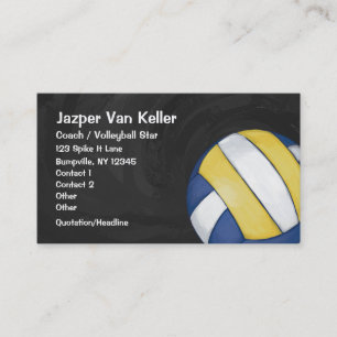 Volleybollvisitkort Visitkort
