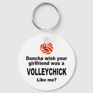 VolleyChick Doncha Nyckelring