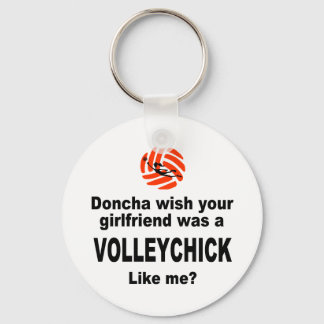 VolleyChick Doncha Nyckelring