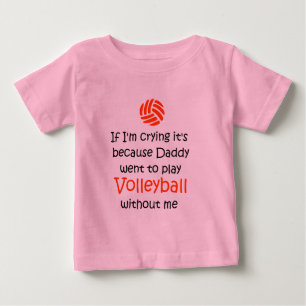 VolleyChick VolleyBaby skrik T Shirt