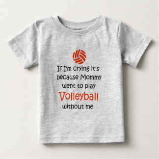 VolleyChick VolleyBaby skrik T-shirt