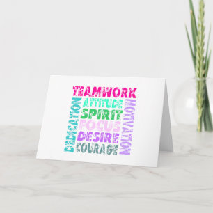 VolleyChicks teamwork Helgkort