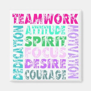VolleyChicks Teamwork Magnet