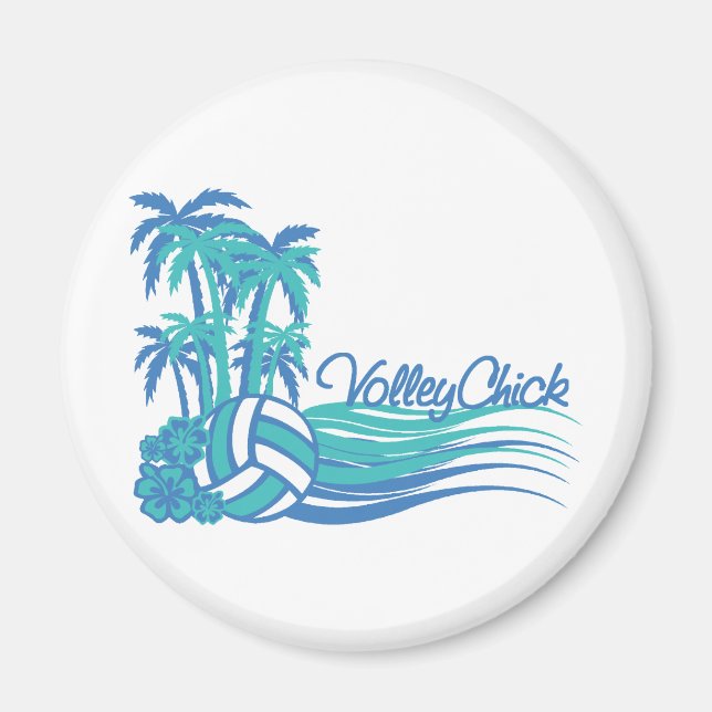 VolleyChickWaver Magnet (Framsidan)
