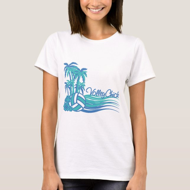VolleyChickWaver T-shirt (Framsida)