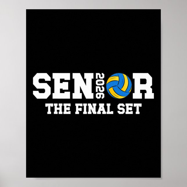 Volleyll Senior 2026 Final Set Senior Volleyll Pla Poster (Framsidan)