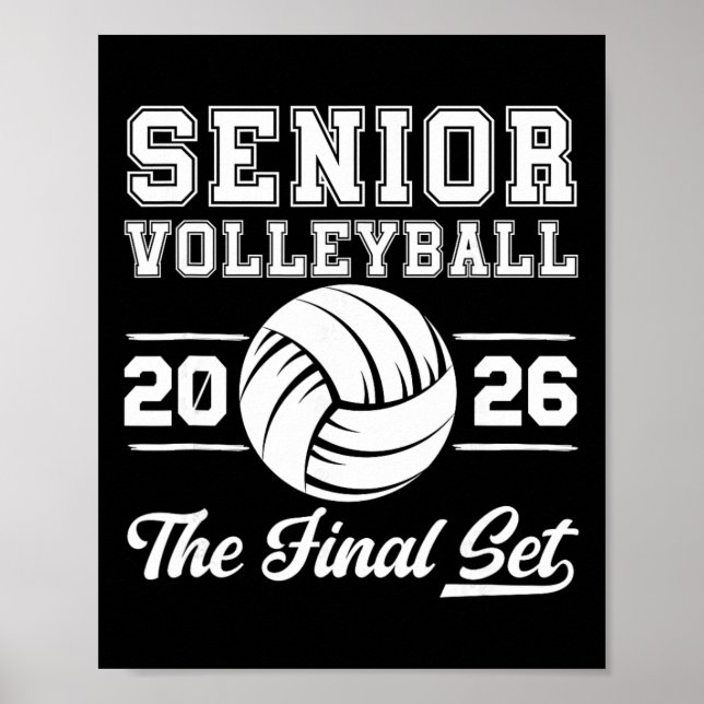 Volleyll Senior 2026 Final Set Senior Volleyll Pla Poster (Framsidan)