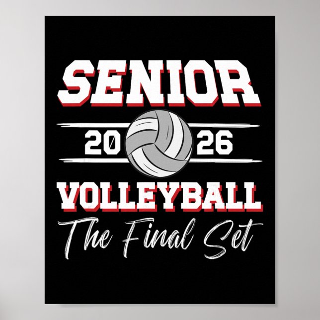 Volleyll Senior 2026 Finaluppsättning Senior Volle Poster (Framsidan)