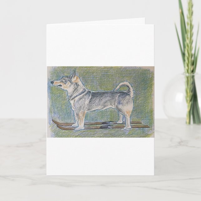 Vollhound Hund Julkort Kort (Framsida)