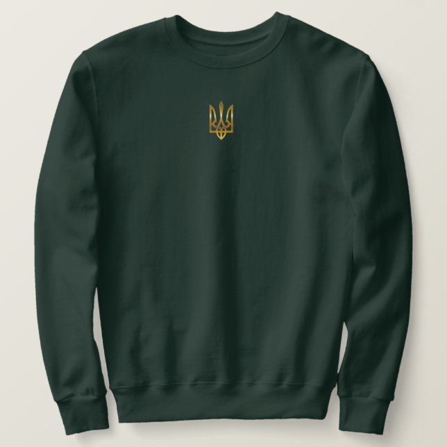 Volodymyr Oleksandrovych Zelenskyy Ukraina Krigare Lång Ärmad Tröja (Design framsida)
