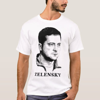 Volodymyr Zelensky Art Ukraina T Shirt