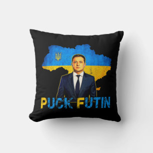 Volodymyr Zelensky Puck Futin PM jag står med Stor Kudde