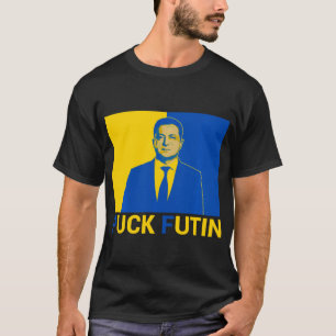 Volodymyr Zelensky Puck Futin Support Ukraina Ukra T Shirt