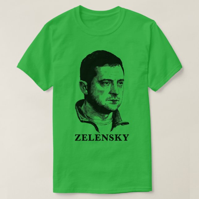 Volodymyr Zelensky T Shirt (Design framsida)