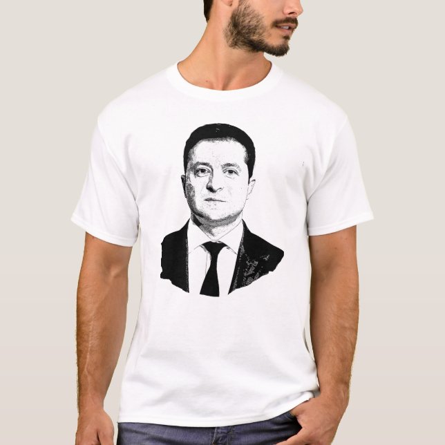 Volodymyr Zelensky T Shirt (Framsida)