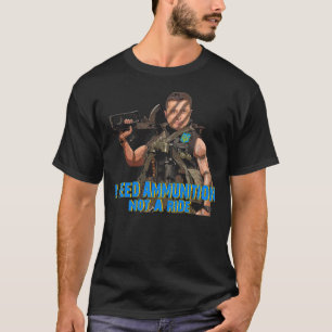 VOLODYMYR ZELENSKYY JAG BEHÖVER AMMUNITION INTE EN T SHIRT