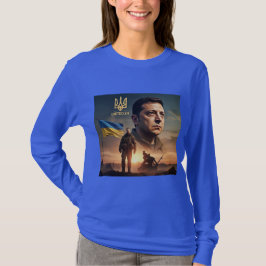 Volodymyr Zelenskyy Ukrainas president Kvinnor T Shirt