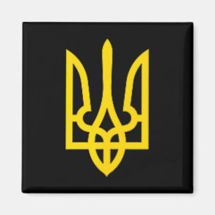 Volodymyr Zelenskyy Ukrainas president militär sto Magnet