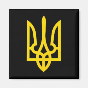 Volodymyr Zelenskyy vapensköld Ukraina militär Magnet