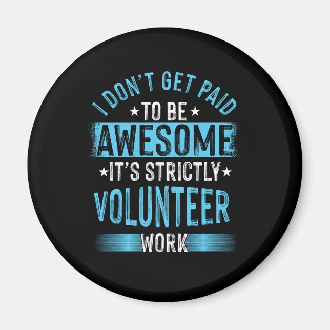 Volontärarbete Volontärarbete Frivilligarbetare Vä Magnet (Framsidan)