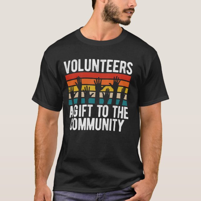 Volontärer A till gemenskapen T Shirt (Framsida)