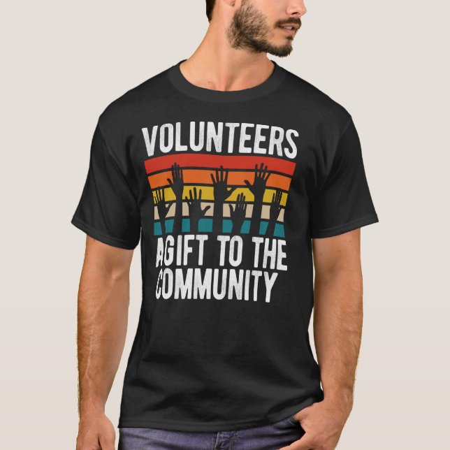 Volontärer A till gemenskapen T Shirt (Framsida)