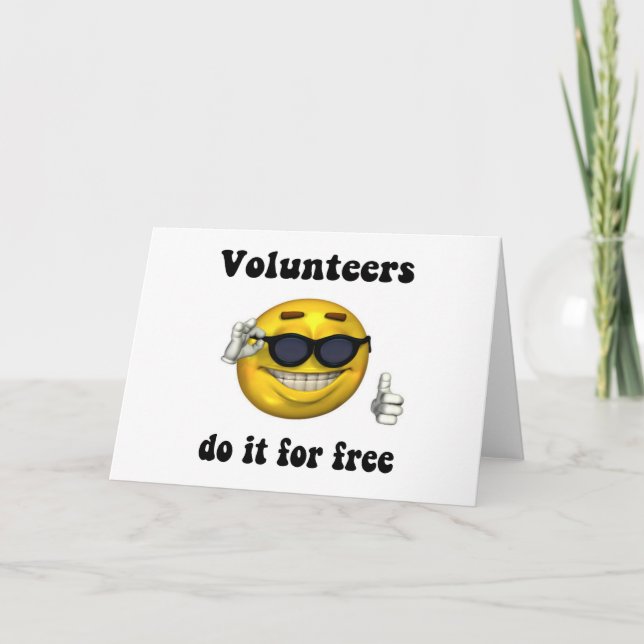 Volontärer gör det för fritt kort (Framsida)