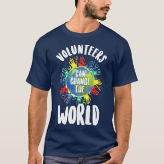 Volontärer kan förändra den internationella volont t shirt