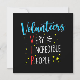 Volontärer VIP Volunteering Charity Resc Inbjudningar