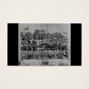 VolontärRefreshmentsalong circa 1861 Visitkort