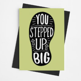 Volontärtack - du har ökat rejält! TACK C Kort