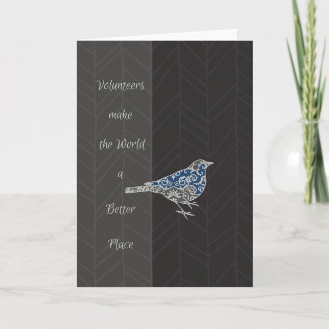 Volontärtack Tack Kort (Framsida)