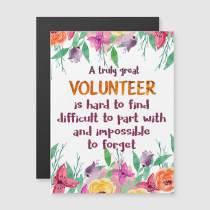 Volontärtack till Volunteer-uppskattningsklapp