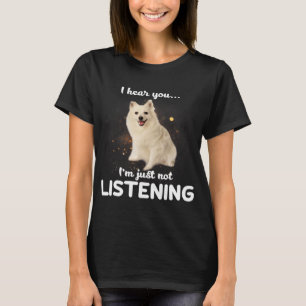 Volpino Italiano Hund jag hör att du inte lyssnar T Shirt