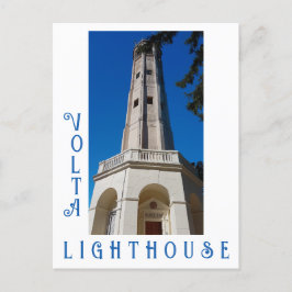 Volta Lighthouse Brunate Sjö Como Italien Vykort