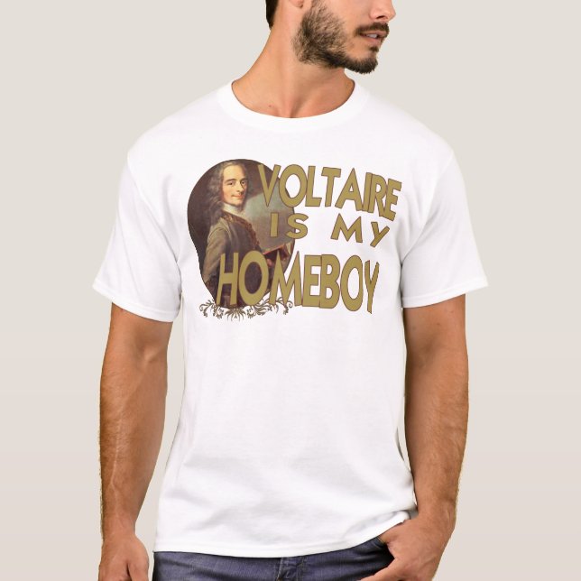 Voltaire är min Homeboy Tee (Framsida)
