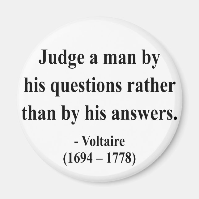 Voltaire-citat 8a magnet (Framsidan)