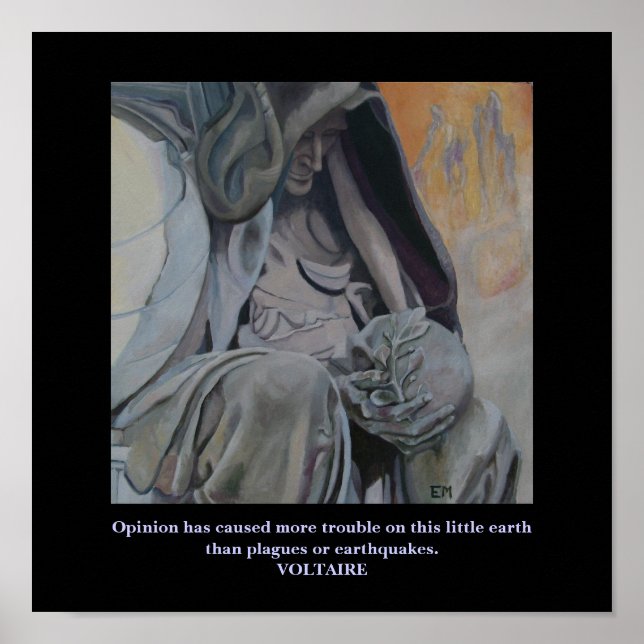 Voltaire-citat - Poster (Framsidan)