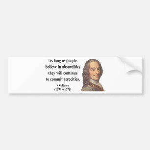 Voltaire citationstecken 2b bildekal