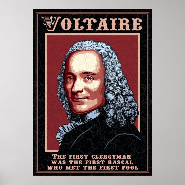 Voltaire - den första poster (Framsidan)