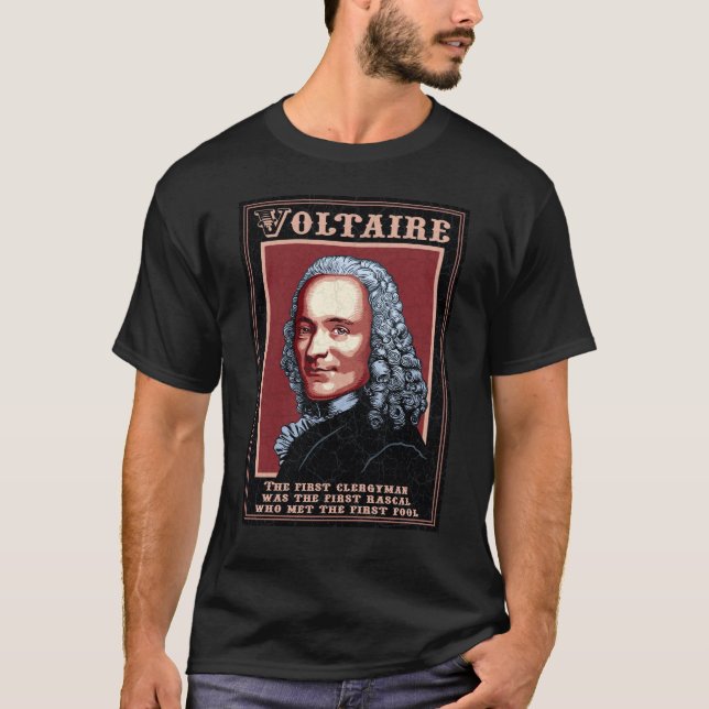 Voltaire - första t-shirt (Framsida)