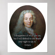 Voltaire Free Tal Poster