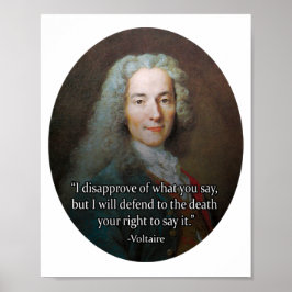 Voltaire Free Tal Poster