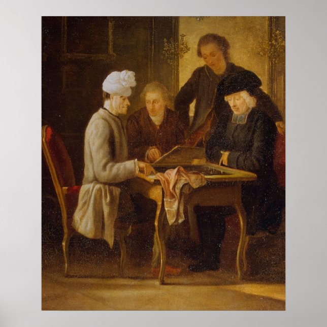 Voltaire i Chess Poster (Framsidan)