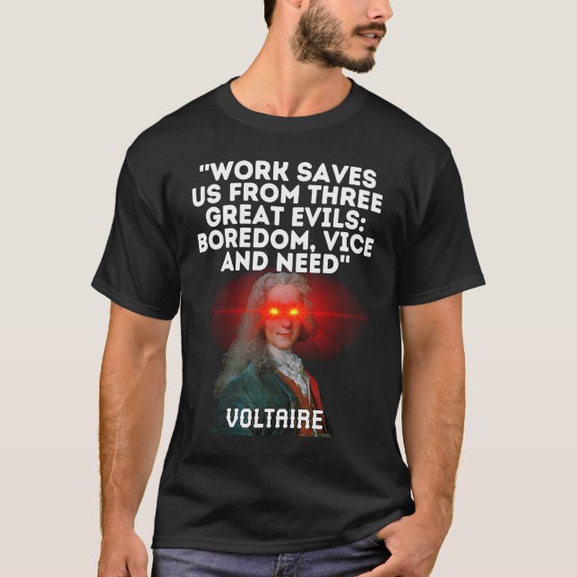 Voltaire-offertarbetet räddar oss från tre Underba T Shirt (Framsida)