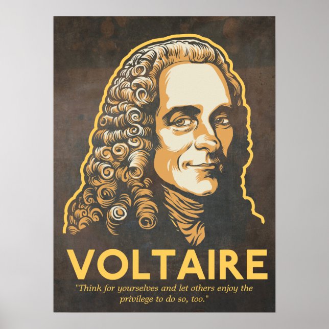 Voltaire-offertutskrift Poster (Framsidan)