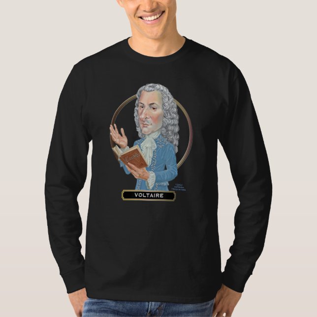 Voltaire, skrivprogrammet för Underbar Fransk T Shirt (Framsida)