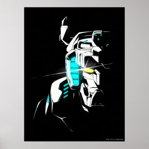 Voltron   Gleaming Eye Silhouette Poster
