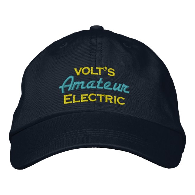 Volts Amateur Electric Broderad Keps (Framsida)